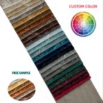Velvet Upholstery Supplier - Modern Minimalist Luxury Plain Polyester