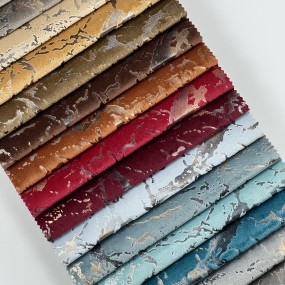 Holland Velvet Manufacturer - Bronzed Gold Foil Print Sofa Pillow