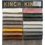 Velvet Sofa Material Factory - Polyester Plain Dyed Multi-Color Woven
