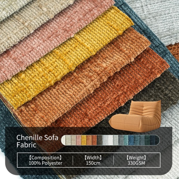 Waterproof Chenille Manufacturer - Plain 100% Polyester Knitted