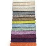 Linen Look Fabric Supplier - Home Deco 100% Polyester Wide