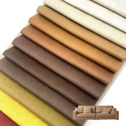 Faux Leather Fabric Factory - 100% Polyester 280gsm Low Moq