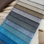 Linen Look Fabric Factory - New Promotion Pure Polyester