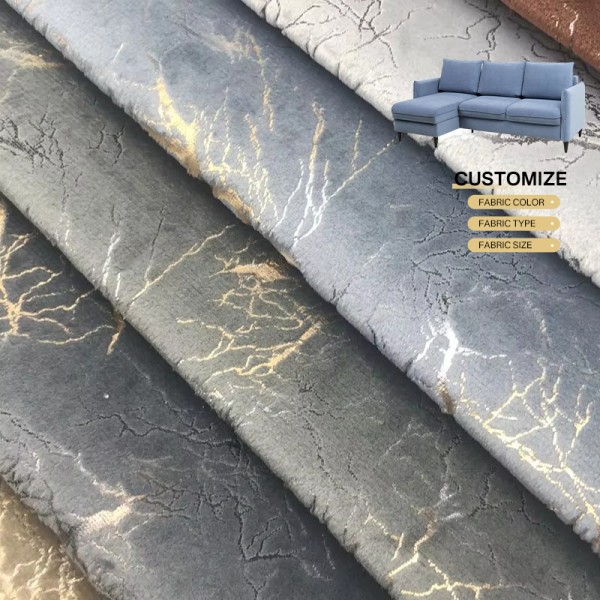 Gold Foil Velvet Supplier - Customized Luxury Polyester Print