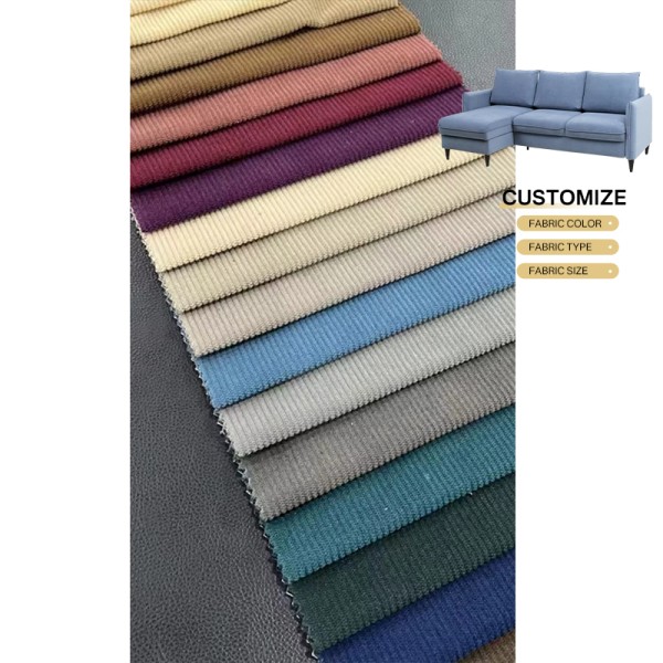 Corduroy Fabric Manufacturer - 100% Polyester Stripes Waterproof