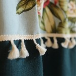 Kitchen Curtain Supplier - Half Cabinet Door Tassel Design