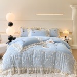 Mink Velvet Bedding Manufacturer - 4 Piece Plush Crystal Velvet