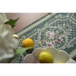 Cotton Linen Table Runner Manufacturer - Striped Stitching Tassel