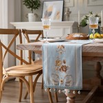 Hand Woven Table Runner Supplier - Solid Color Hollow Tassel