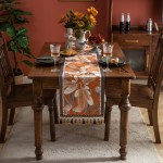 Geometric Table Runner Factory - Red Ethnic Style Jacquard