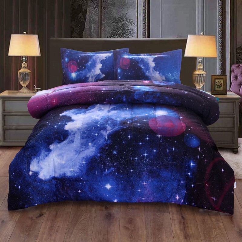 Winter Quilt Factory - Starry Sky 3 Set Duvet Bedding