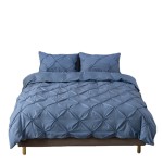 3D Bedding Set Factory - Pin Flower Plain Color Quilt Cover