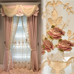Luxury Curtain Supplier - French Silver Model Room
