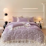 Mink Velvet Bedding Manufacturer - 4 Piece Plush Crystal Velvet