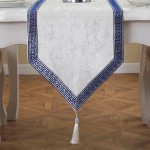 Christmas Table Runner Supplier - Cotton Linen Snowman