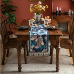 Hand Woven Table Runner Supplier - Solid Color Hollow Tassel