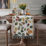 Hand Woven Table Runner Supplier - Solid Color Hollow Tassel