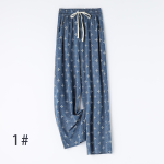 Women's Pants Manufacturer - High-Waisted Ice Silk Wide-Leg