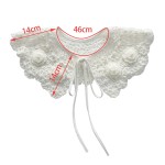 Lace Collar Factory - Fashionable Pearl Embroidered