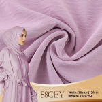 Ice Silk Fabric Factory - Middle East Wrinkle Robe Plain