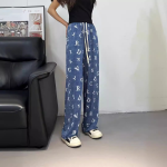 Women's Pants Manufacturer - High-Waisted Ice Silk Wide-Leg