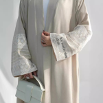 Muslimah Dress Manufacturer - Elegant Embroidered Cardigan