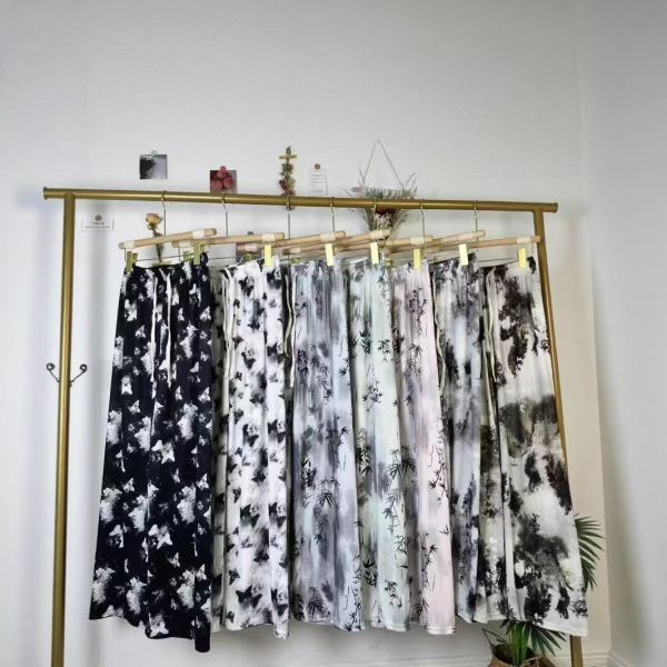 Women's Pants Supplier - Chinese Loose Casual Straight-Leg