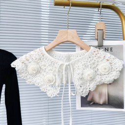 Lace Collar Factory - Fashionable Pearl Embroidered