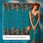 Batik Fabric Supplier - Woven Ethnic Printed Cotton Peacock