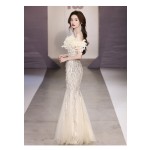Bridal Fabric Supplier - High Quality Tulle Beads Lace
