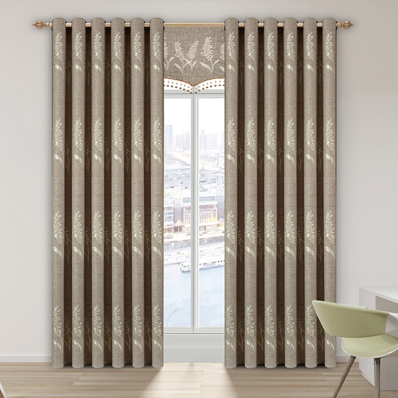 Jacquard Linen Fabric Factory - Line Style for Drapery