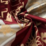 Jacquard Satin Fabric Supplier - Luxury Curtains Material