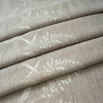 Jacquard Linen Fabric Factory - Line Style for Drapery