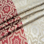 Jacquard Satin Fabric Supplier - Luxury Curtains Material