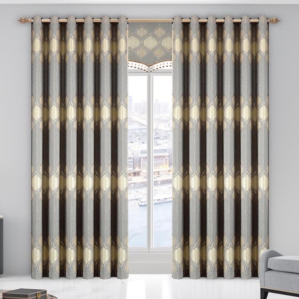 Royal Jacquard Fabric Supplier - 280cm Width Blackout Curtain