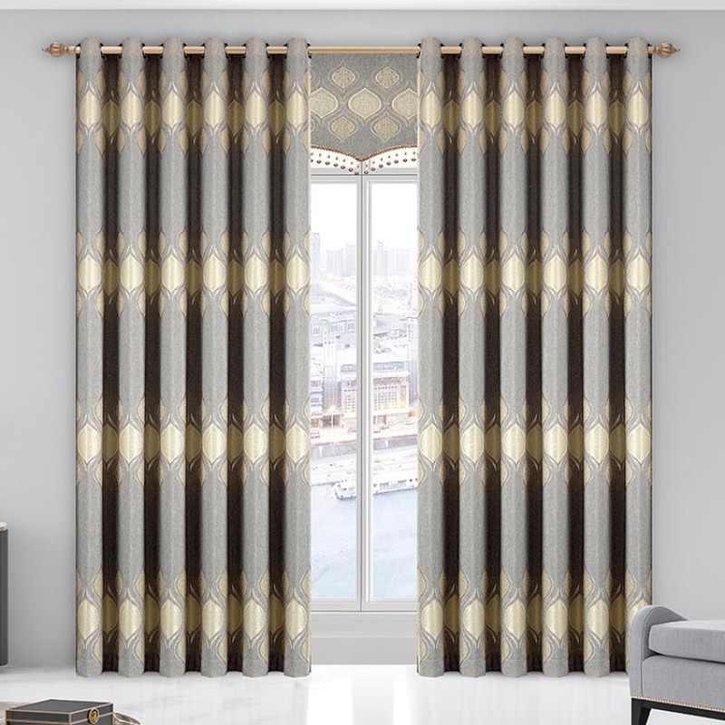 Royal Jacquard Fabric Supplier - 280cm Width Blackout Curtain