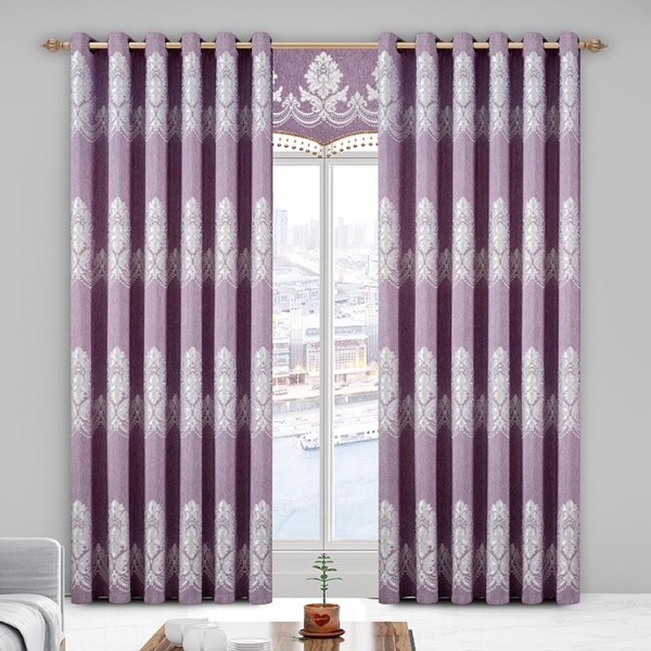 Curtain Material Factory - Polyester Jacquard Blackout Fabric