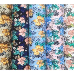 Somali Bati Rayon Supplier - Floral Print Custom Dress Material