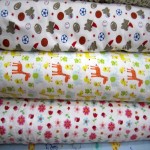 Cotton Flannel Fabric Manufacturer - Flowers Printed Woven