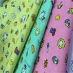 Cotton Flannel Fabric Manufacturer - Flowers Printed Woven