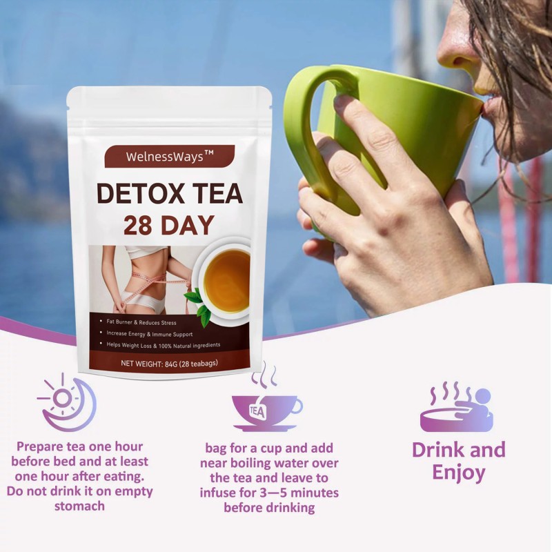 Detox Tea Factory - 14 Day Fat Burning Sitting