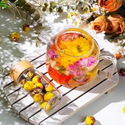 Glass Bottle Tea Manufacturer - Chrysanthemum Ball