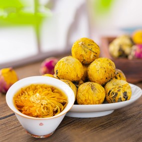 Mixed Pu'er Tea Ball Factory - Organic Blooming