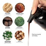 Natural Argan Oil Extract Plant Permanent Black Hair Color Dye Shampoo for Covering Gray Hair
