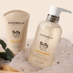 Factory Direct Herbal & Vegan Baby Body Lotion with Hyaluronic Acid Nourishing and Soft for Baby Skin