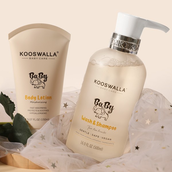 Factory Direct Herbal & Vegan Baby Body Lotion with Hyaluronic Acid Nourishing and Soft for Baby Skin