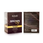 High Quality Hair Style Product Good Smell Bag Packing Dark Brown 3 in 1 Hair Dye Shampoo
