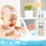Kooswalla Organic and Friendly Baby Shampoo Refreshing Nourishing Kids Hair Shampoo Wash 2 in 1