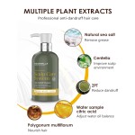 KooSwalla Professional Salon Organic Protein Natural Shampoo and Conditioner Set Nourishing Anti-Dandruff Features