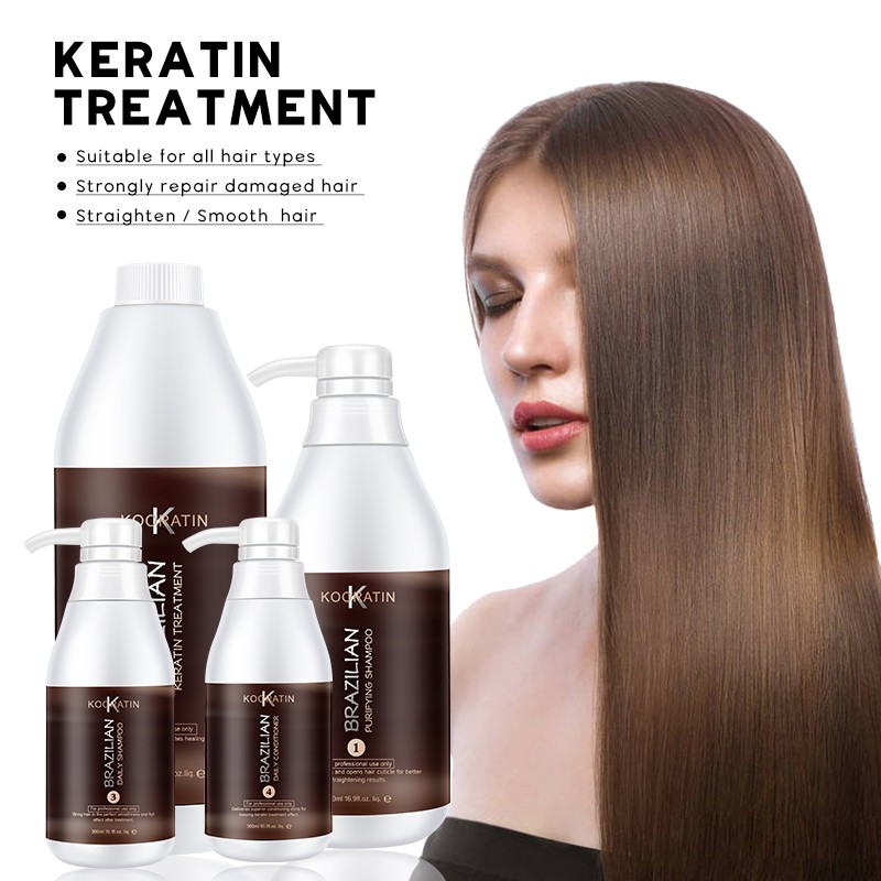 Private Label Brazilian Keratin Straightening Collagen Hair Treatment Keratin Hair Shampoo